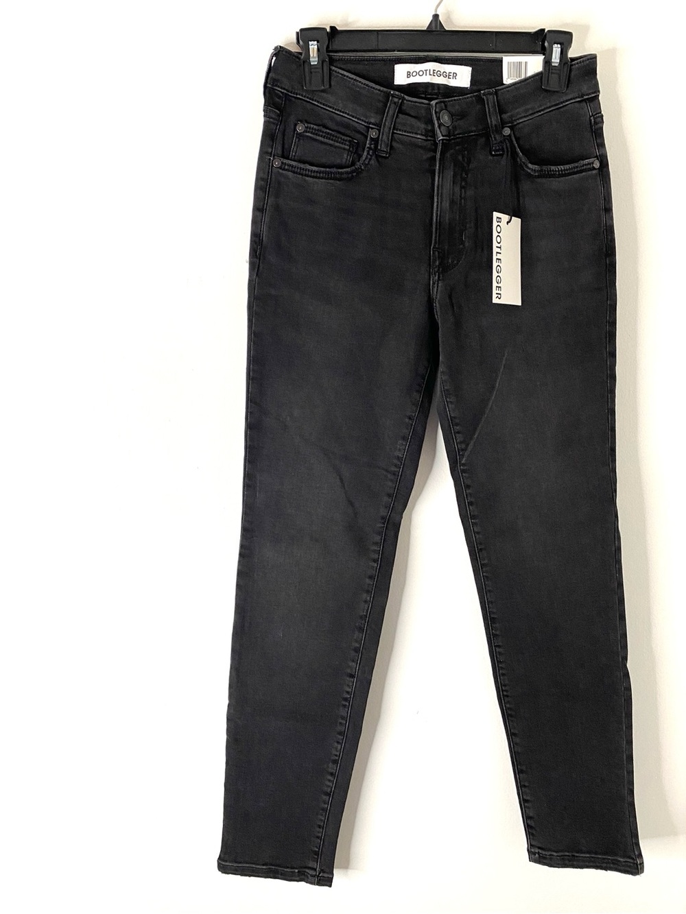 Bootlegger Laurel Skinny Black Jeans Mid Rise Comfort Stretch NWT Classic